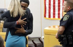 Slain Man's Brother Hugs And Forgives Sentenced Female Cop