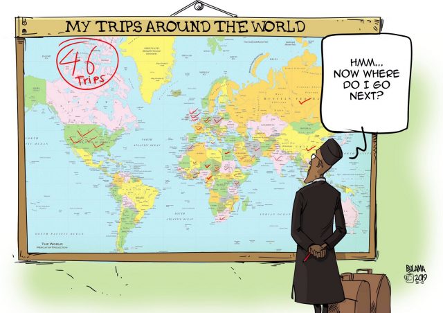 buhari's trips